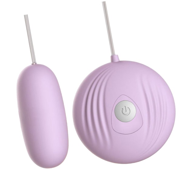 Vibrerande leksaksficka för kvinnor Tyst Vattentät 7 nivåer Batteridriven skalform Vuxen Vibrationsleksak Lila
