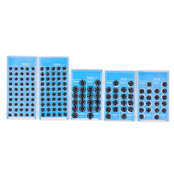 10 Pack Snap Buttons Black Stainless Steel Proper Size Multi Purpose Easy Operation Snap Fasteners for Bag Clothes Hats