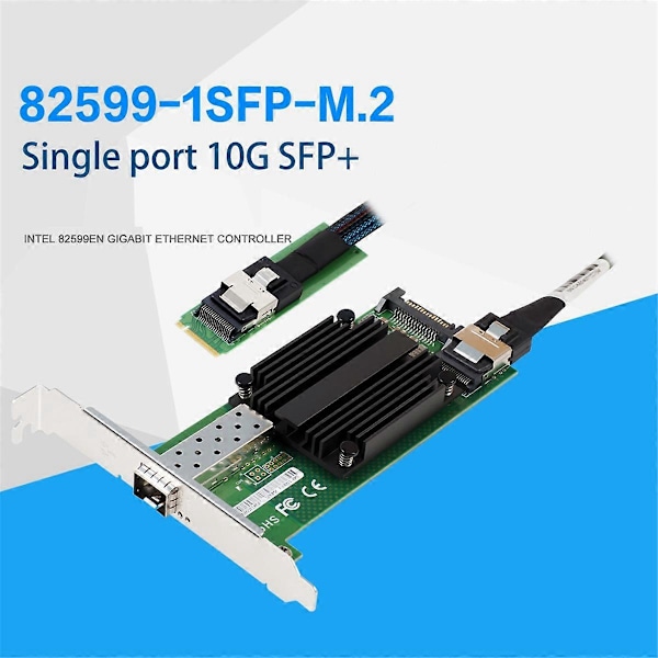 Til 82599 EN Chip Single Port Ethernet Netværksadapter
