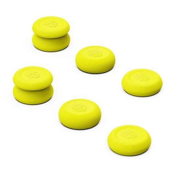 6 st Thumb Grip Caps Non-slip Grips Rocker Button Covers for Game Controller Accessories Yellow