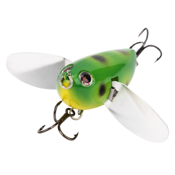 6cm/12,7g ABS kunstig kunstig fiskelokking, guldvingeagn, havhårde lokker, fiskegrej, tilbehør2#