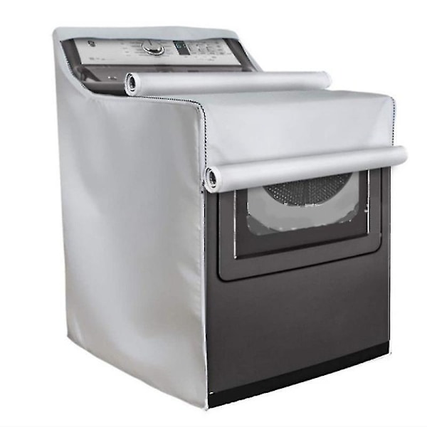 Dustproof Cover for Top Load Washer Dryer Grey