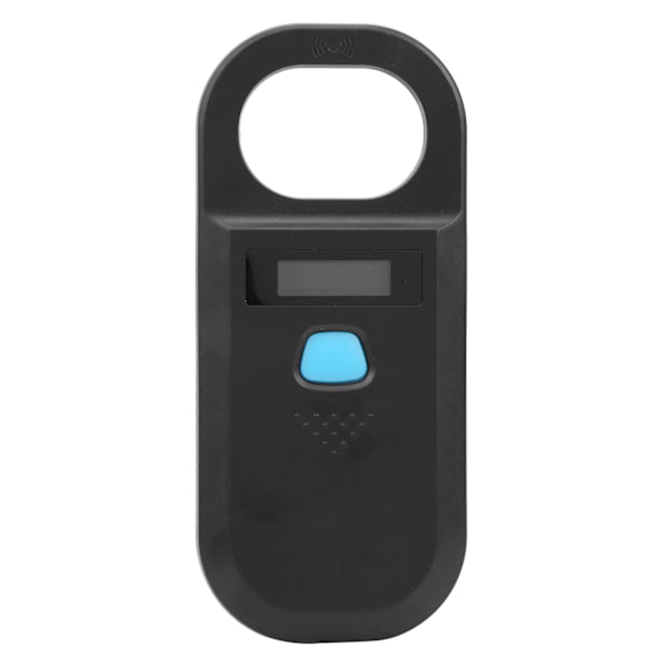 Genopladelig håndholdt RFID-læser 134,2Khz 125Khz EMId FDX B ISO11784/85 Animal Chip Scanner (sort)