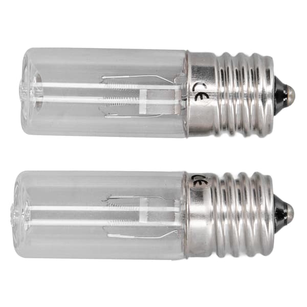2 stk. køleskabsskabslampe, lugtfjerner, miderfjerner, E17-lampe, 10V 3W UVC-pære