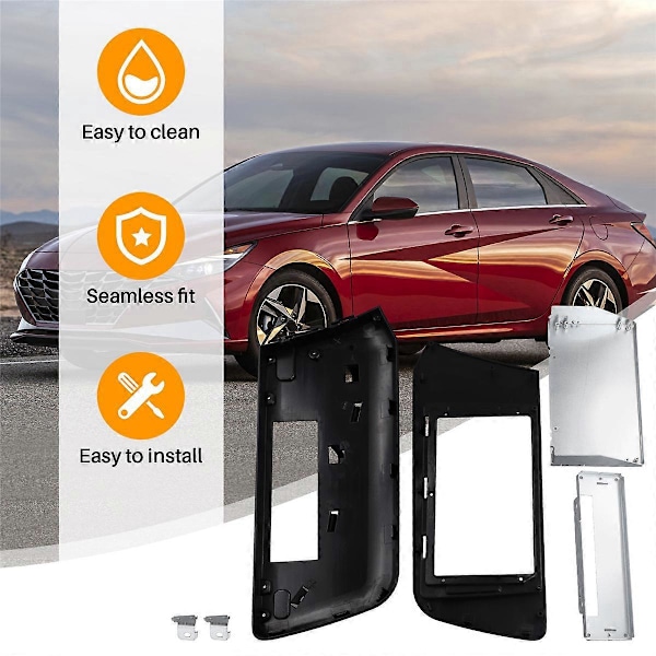 9 Tommer Bilradio Facader Instrumentbræt Ramme Installation GPS til