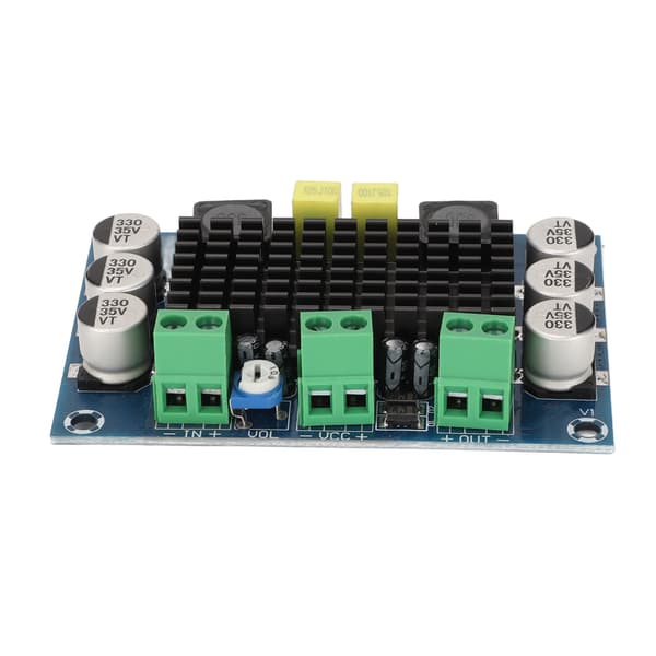 Mono effektforstærkerkort 100W 1-kanals forstærkermodul til lydsystemhøjttaler DIY DC12-26V