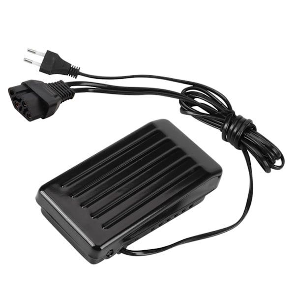 Husholdningsmotor for gammel symaskin CCW fotkontrollpedal Karbonbørstebeltesett EU-plugg 220V