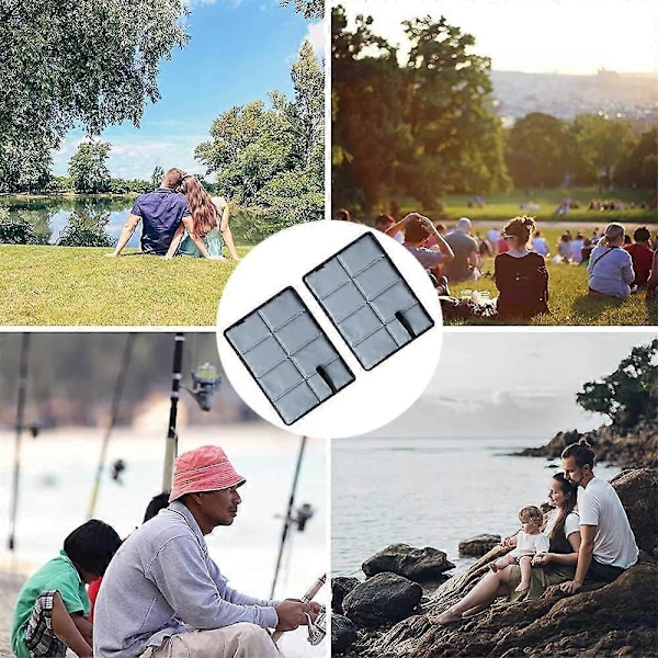 2 st Hopfällbar Sittdyna, Vattentät Hopfällbar Skummatta, Camping Hopfällbar Skummatta, Hopfällbar Campinggolvmatta, Utomhus Hopfällbar Kudde