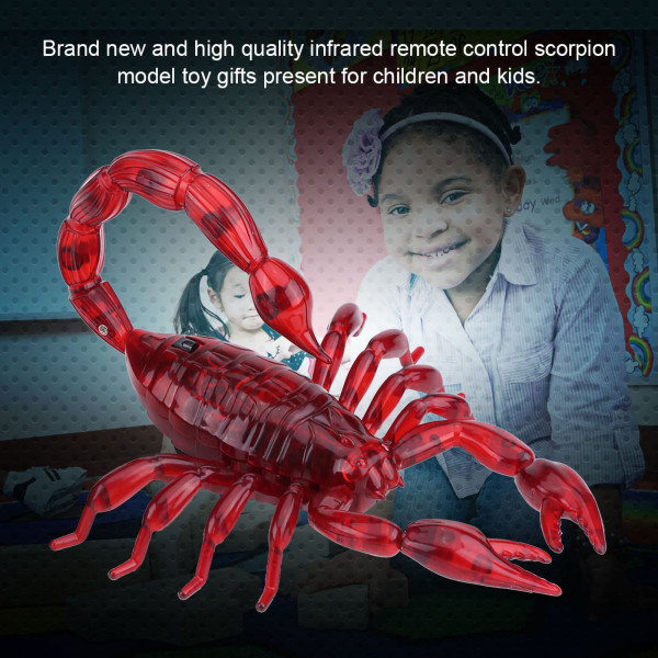 Infraröd fjärrkontroll Scorpion Model Toy RC Animal Julklapp till barn