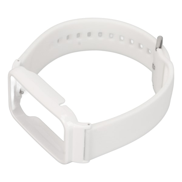 Watch med klockarmband med skyddande case, ersättande tillbehör Passar för Mi Band 7 Pro vitt och vitt case