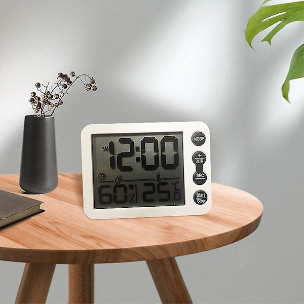Kalender Väckarklocka Digital Klocka Med Datum Dag och Tid