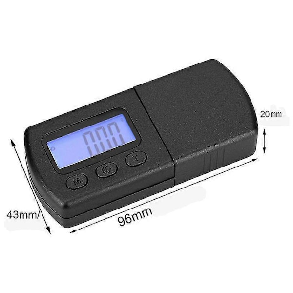Mini Digital Vekt Adapter, 0.01g Nøyaktighet Platespiller Nål, Digital Platespiller Stylus Kraft Vekt Måler Tester, Fonograf Microgroove Recor