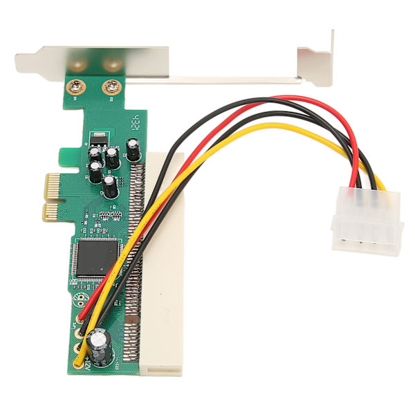 PCI Express til PCI-adapterkort 2,5 Gbps Dataoverførsel 4-benet strømforbindelse Plug and Play PCI Express-udvidelseskort