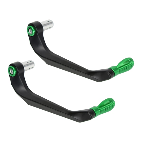 2 stk. Motorcykelgreb Beskyttelsessæt Aluminiumlegering Bremsekobling Styrbeskytter til Mountainbikes Grøn