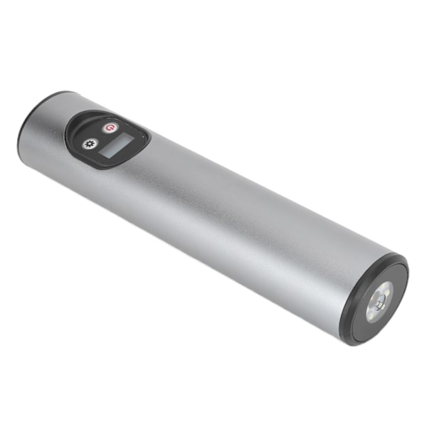 Langaton ilmapumppu, kannettava, monitoiminen, ladattava, digitaalinen näyttö, valaistus, inflator, harmaa