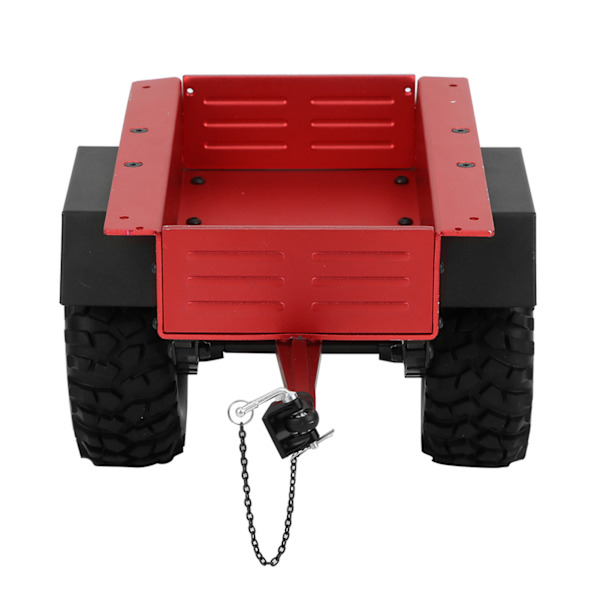 Aluminiumlegering Trailer Bil Hög Simulering RC Bilfordon Modell Barnleksak Röd