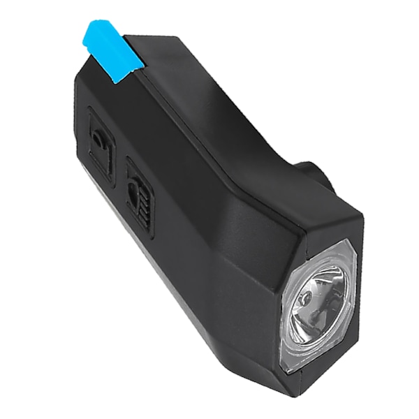Sykkellys med hornfunksjon USB oppladbar LED frontlykt tilbehør for sykling om natten Blå