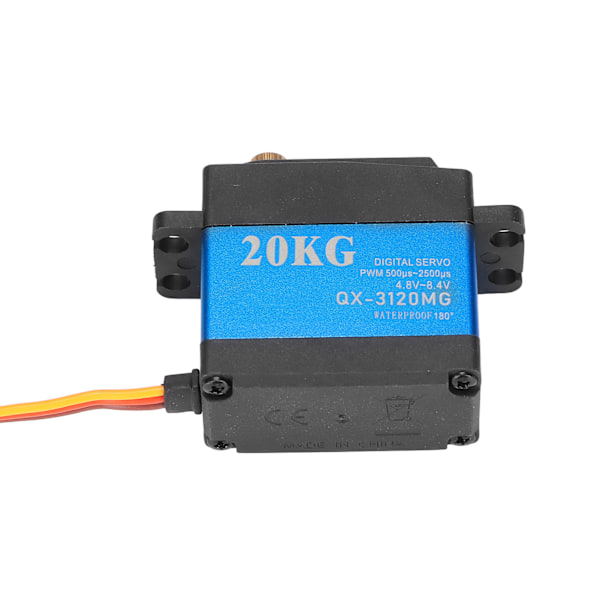 QX‑3120MG Vattentätt Servo 20KG Hög Hastighet Metallväxel Digital Servo för Flygplan Bilmodell