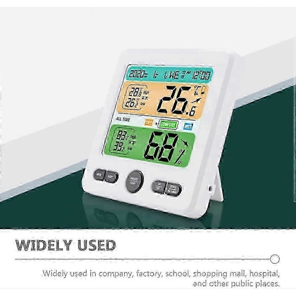 Hygrometer klocka humidistat hydrometer för fuktighet digital temperatur hemverktyg för inomhus elektrisk fuktmätare temperatursensor Monitor elektr
