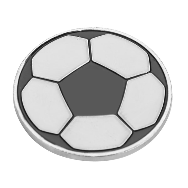 Alloy Fodbold Fodbold Dommer Flip Mønt Dommer Kast Mønter Vælg Side med Etui