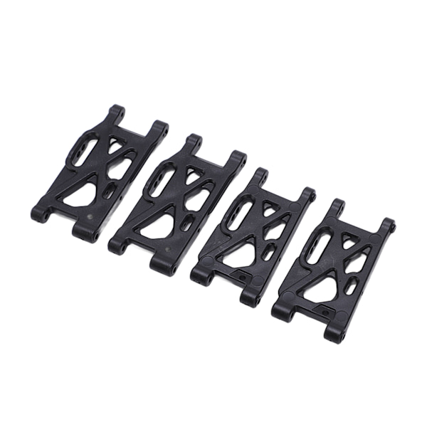 4 kpl RC-ripustusvarsi, edessä ja takana, musta muovi, WLtoys 144001 144002 124019 124018 124017 144010