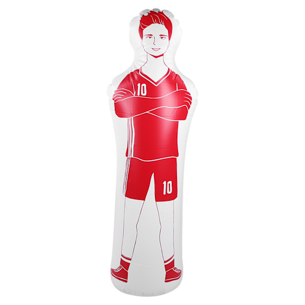 Oppustelig fodboldtræningsdukke Tumbler Fodbold 0,35 m PVC Boksepude 40x160cmRød
