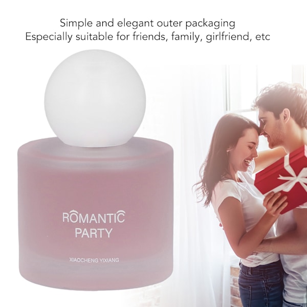 Forfriskende blomsterparfyme Langvarig lett duft kvinneparfyme for daglig dating 50ml