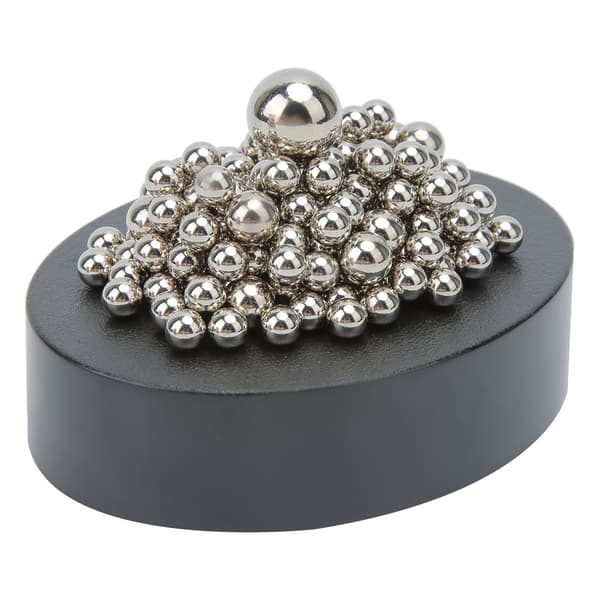 Desktop Magnetisk Rustfrit Stål Kugle Dekompression Hjernefrigivelse Skulptur Gave Legetøj Dekoration Magnetisk Kugle