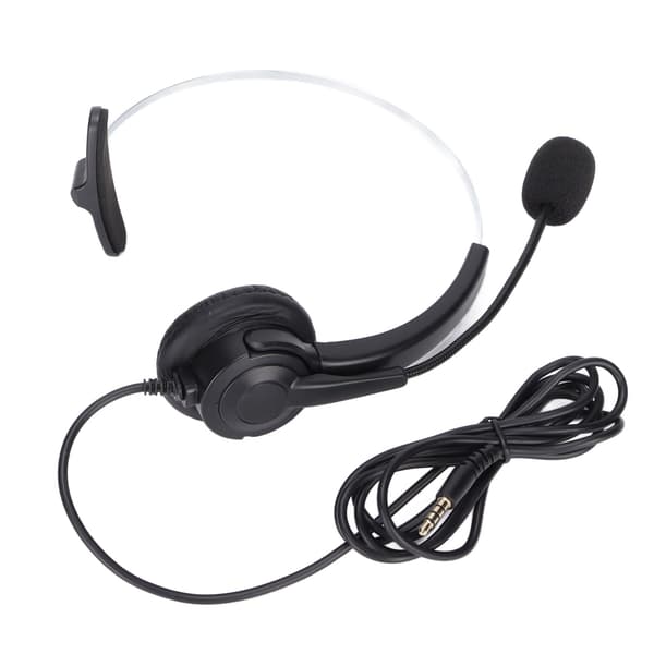 USB-headset 3,5 mm datorhörlurar med mikrofon brusreducering för bärbar dator PC mobiltelefon