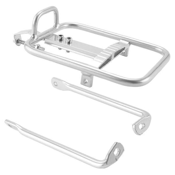 14 tommer Foldecykel Forreste Bagagebærer Aluminium Legering Cykel Forreste Bagagebærer Cykel Lastbærer Sil