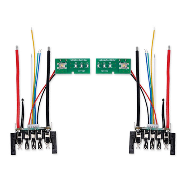 2 KPL Li-Ion Akun PCB-latauspiirilevy 18 V:lle
