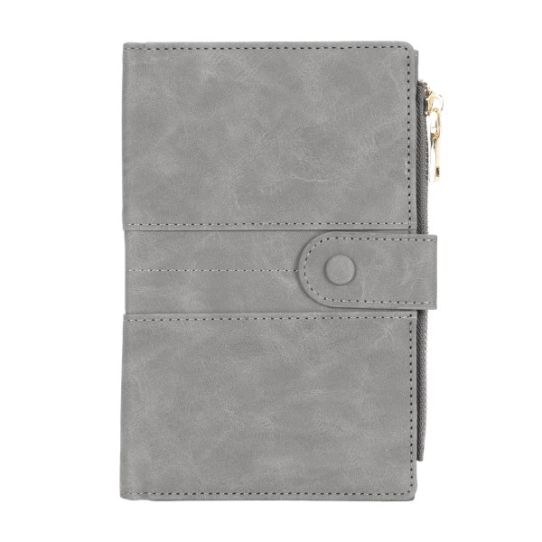 Passhållare RFID Kvinnor Cover Case PU-läder Passplånbok för resor Affärsresa Grå