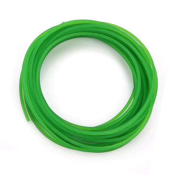 Grønt PU Polyuretan Rundbelte med Røff Overflate for Drivtransmisjon (4mm*10m)