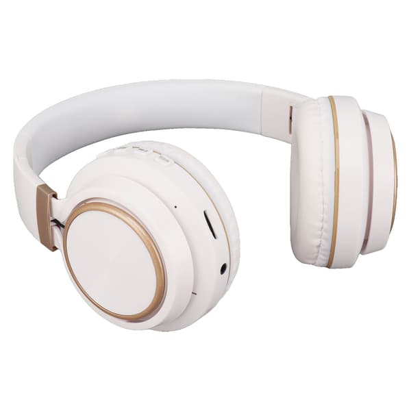 Trådløst headset Bluetooth 5.0 Dyb bas stereolyd 200mAh Trådløse Bluetooth-hovedtelefoner til sport Hvid