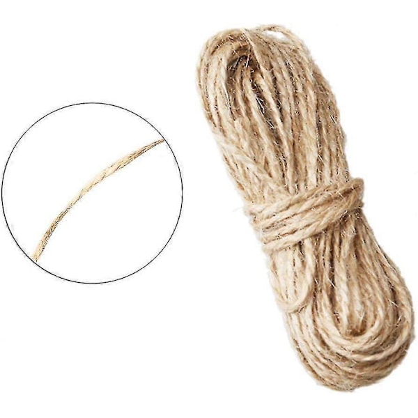 Brune Prissedler med Snor | Kraft Bagagemærker | Håndværksetiketter | Gavemærker af Papir | 100 stk. 5 x 3 cm med Jutesnor DIY til Gaver Zekai