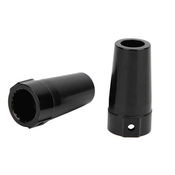 2 stk. Aluminiumslegering Bagaksel Bøsning Tilbehør Passer til Wraith AX90018 90020 1/10 RC BilSort
