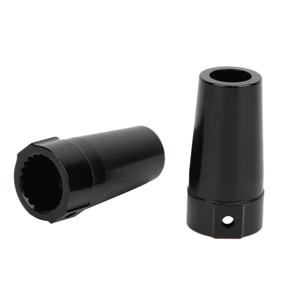 2 stk. bøsning til bagaksel i aluminiumslegering, tilbehør, passer til Wraith AX90018 90020 1/10 RC-bil, sort