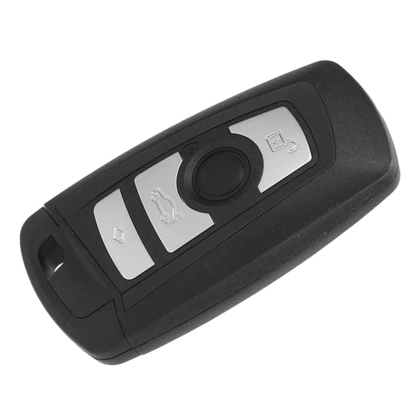 Bilnøglefob-etui Lille Intelligent Holdbar Sort Erstatning til Serie 5 Serie 7 4 Knapper