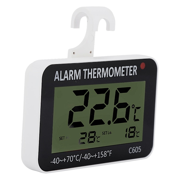 Stort LCD-kylskåp Kyl och frys Digital termometer temperaturmätare med stativ