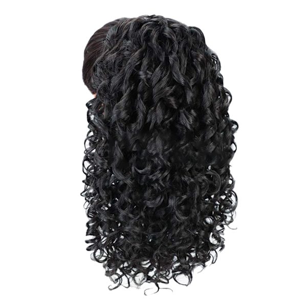 Curly Hestehale Extension Hestehale med snøring for svarte kvinner Syntetisk Curly Hestehale med snøring for kvinner