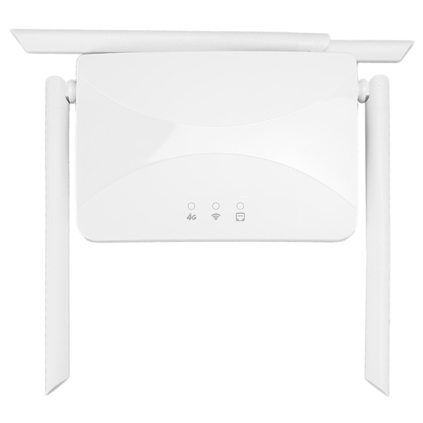 4G LTE -langaton reititin 300Mbps Cat4 -mobiili-Wi-Fi-tukiasema SIM-korttipaikalla Euroopan alueelle 100-240V EU-pistoke