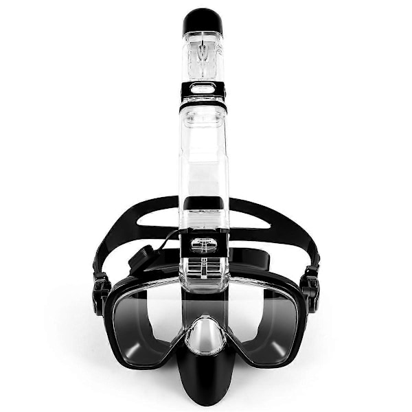 Snorkel Vikbar Dykmask - Svart