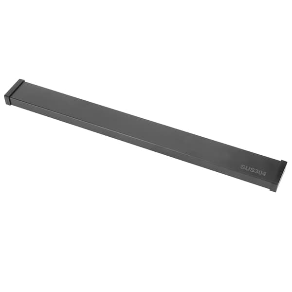 Væghængt magnetisk knivholder i rustfrit stål, opbevaringsstativ, køkkentilbehør 50 cm sort