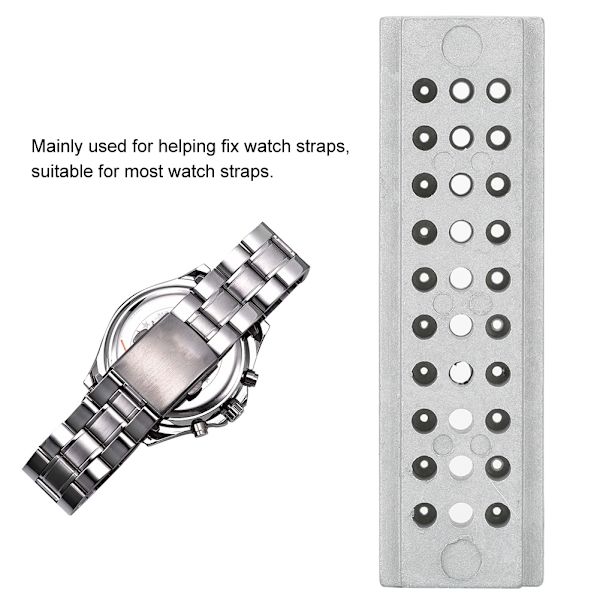 Professionell 30-håls watch Nitande Stake Holder Punch Block Watch Reparationsverktyg
