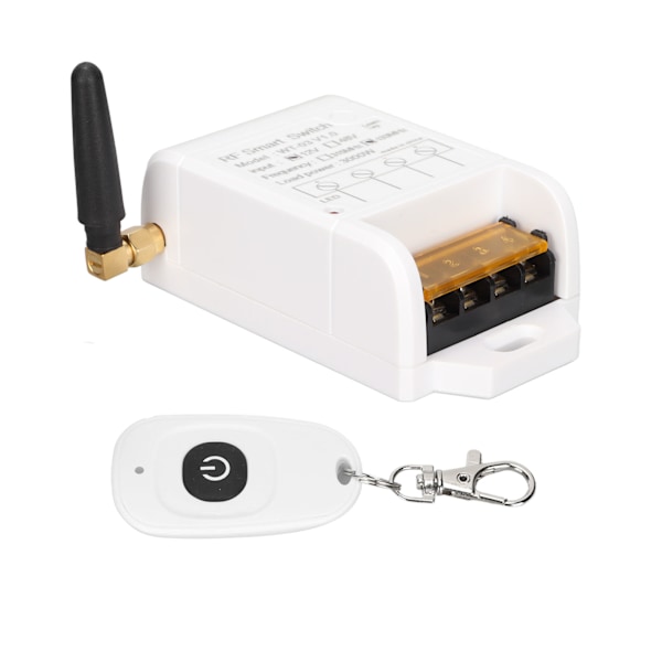 433MHz trådlös RF-brytare DC 12V 1CH trådlös fjärrkontrollbrytare för lampor hiss elektrisk utrustning