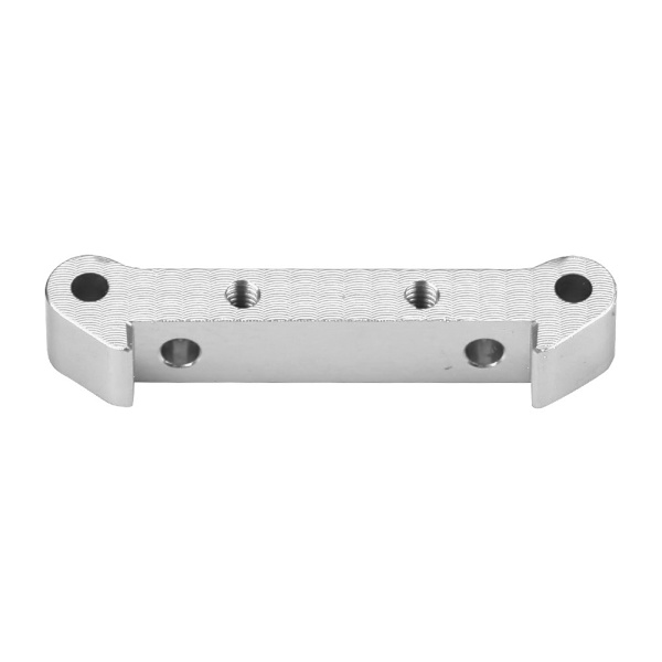 Bakre knebøyplate i aluminiumlegering for RC-bil FS 1/18 elektrisk lastebil RC-bildel (foran, sølv)