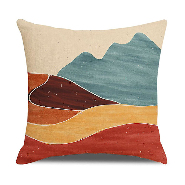 Set med 4 st Kuddfodral 45x45cm Soffa Kuddfodral Dekorativa för Soffa Vardagsrum Sovrum