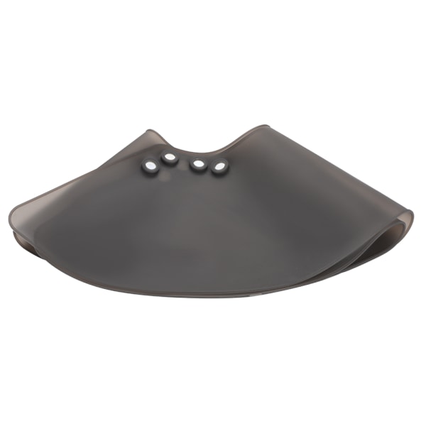 Mjuk salongsfrisyr Axelomslagsmagnet Spänne Design Hårklippning Neck Cape (grå)