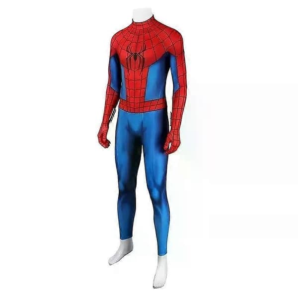 Spiderman 4 New Day Haalari Cosplay-asu Aikuispuku Halloween 150