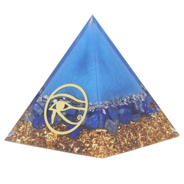 Orgone Pyramid Energy Generation Peaceful Mind Holdbar Unik design Krystallpyramide for kontorsoverom